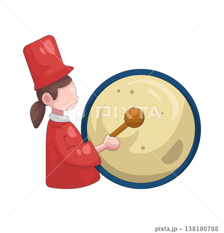 Illustration of marching band 138180788