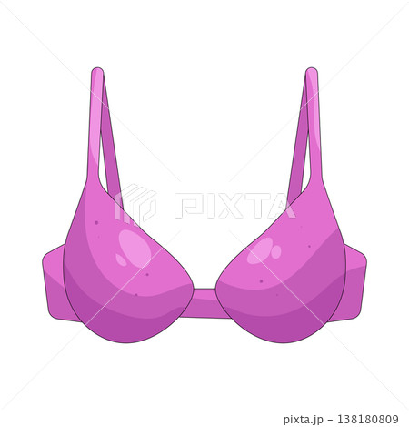 Illustration of bra Illustration of bra 138180809
