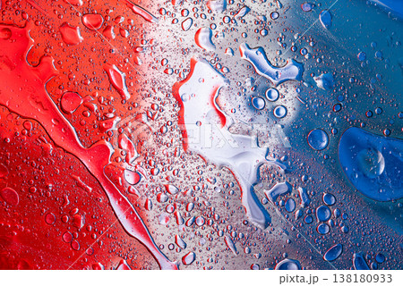 Soft watercolor gradient of French flag colors 138180933