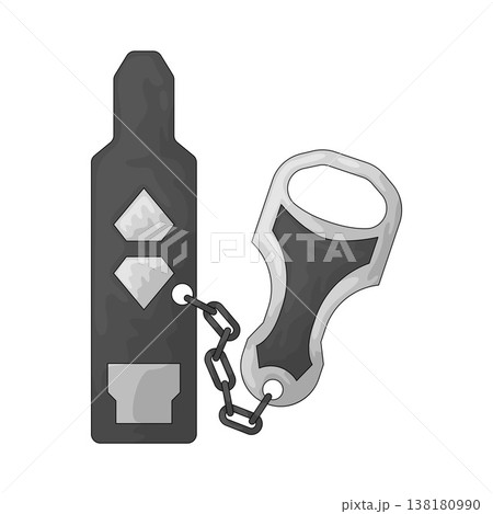 Illustration of lockdown door Illustration of lockdown door 138180990