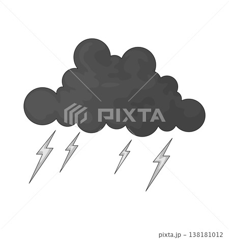 Illustration of storm Illustration of storm 138181012