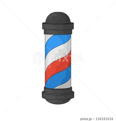 Illustration of Barber Pole Illustration of Barber Pole 138181018