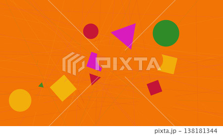 A minimalist vector composition in the style of abstractionism 138181344