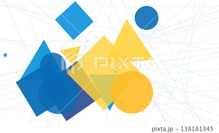 A minimalist vector composition in the style of abstractionism 138181345
