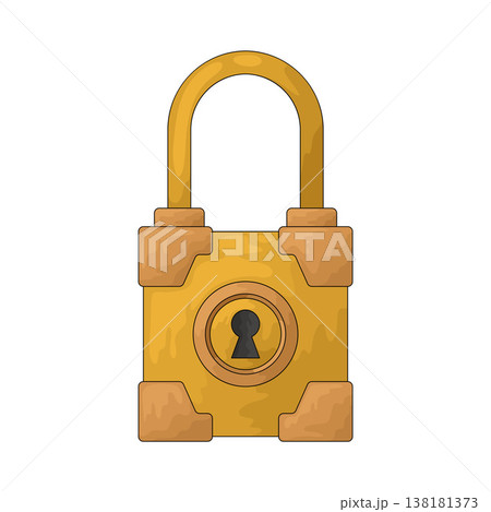 Illustration of Lock 138181373