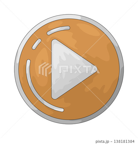 Illustration of Play Button Illustration of Play Button 138181384