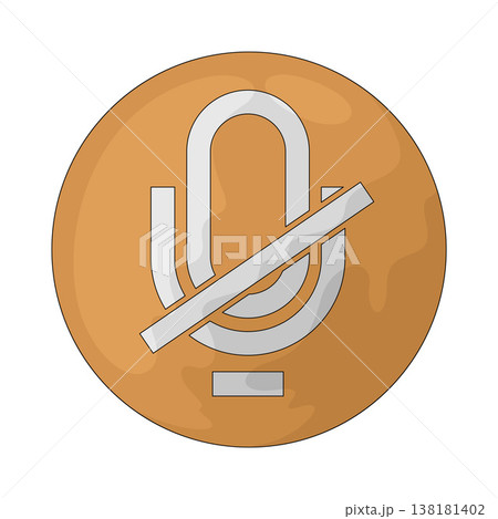 Illustration of Mute Illustration of Mute 138181402