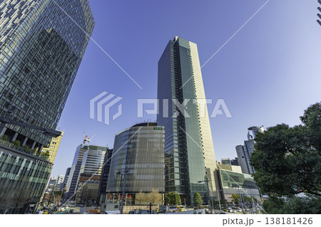 名古屋駅　桜通口　名古屋ビルディングとミッドランドスクエア　愛知県名古屋市 138181426