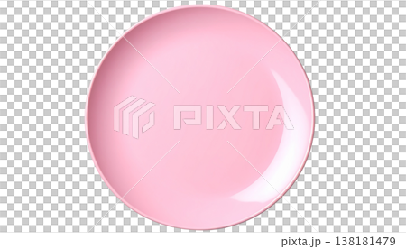薄ピンクのお皿 138181479