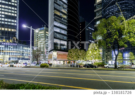 名古屋駅　桜通口　名古屋駅交差点　愛知県名古屋市 138181726