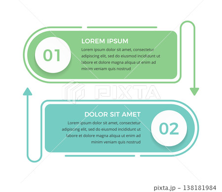 Two Options Infographic Two Options Infographic 138181984