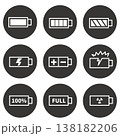 バッテリーアイコンセット 138182206