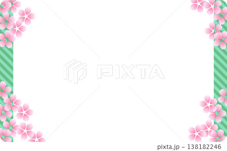 桜の花の壁紙、フレーム。 138182246