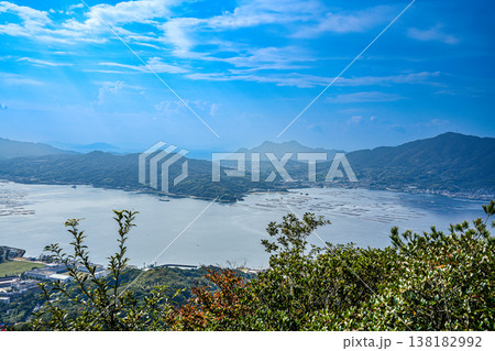 晩秋の江田島 古鷹山の山頂から見た瀬戸内海2 広島県江田島市 晩秋の江田島 古鷹山の山頂から見た瀬戸内海2 広島県江田島市 138182992