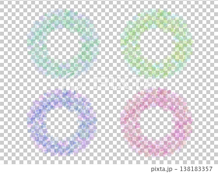 Watercolor Flower Wreath Set - Hydrangea Circular Frame - Mother's Day, Birthday, Wedding, Celebration Background Watercolor Flower Wreath Set - Hydrangea Circular Frame - Mother's Day, Birthday, Wedding, Celebration Background 138183357