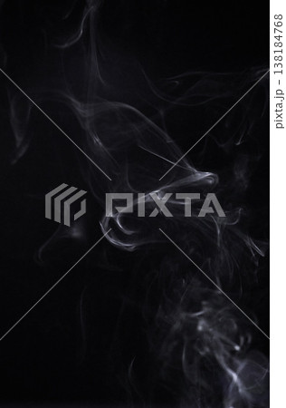 Smoke, dark background and steam, fog or gas on mockup space wallpaper. Cloud, smog and magic effect on black backdrop of mist with abstract texture, pollution pattern and incense vapor moving in air Smoke, dark background and steam, fog or gas on mockup space wallpaper. Cloud, smog and magic effect on black backdrop of mist with abstract texture, pollution pattern and incense vapor moving in air 138184768