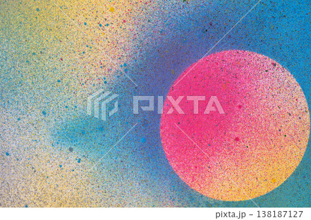スプレー塗料のカラフルな背景 138187127