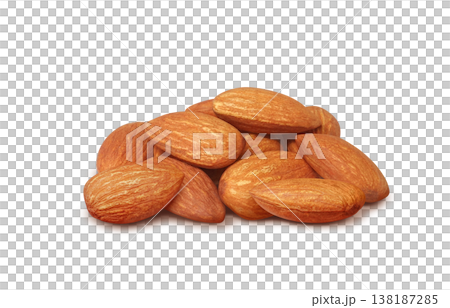 アーモンドのイラスト リアル 138187285
