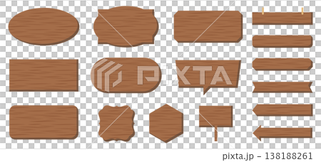 木紋相框套裝，天然棕色 138188261
