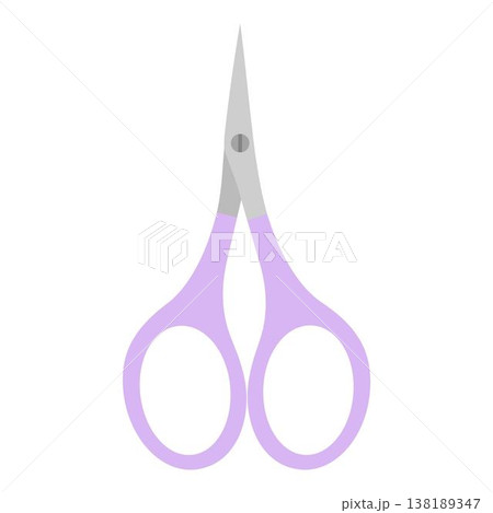 manicure scissors isolated 138189347