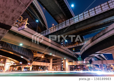 夜景　～大阪・阿波座ジャンクション・3～ 138189983
