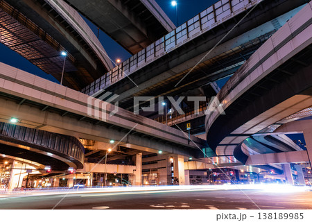 夜景 ~大阪・阿波座ジャンクション・5~ 夜景 ~大阪・阿波座ジャンクション・5~ 138189985
