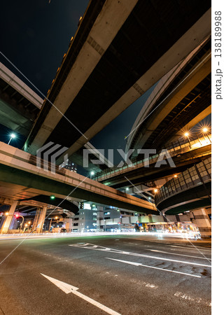 夜景 ~大阪・阿波座ジャンクション・8~ 夜景 ~大阪・阿波座ジャンクション・8~ 138189988