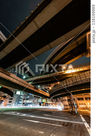 夜景 ~大阪・阿波座ジャンクション・9~ 夜景 ~大阪・阿波座ジャンクション・9~ 138189989