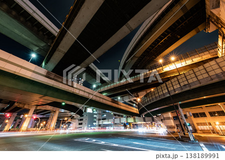 夜景　～大阪・阿波座ジャンクション・11～ 138189991