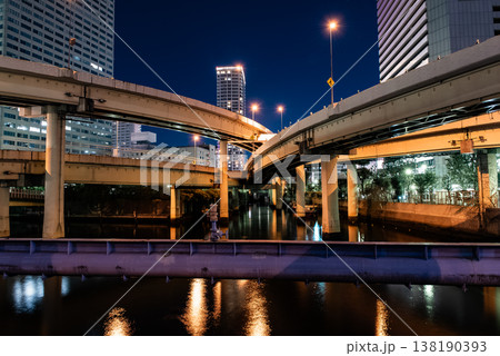 夜景 ~東京・浜崎橋ジャンクション・4~ 夜景 ~東京・浜崎橋ジャンクション・4~ 138190393
