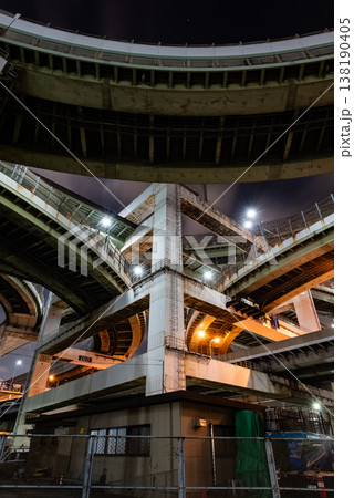 夜景 ~大阪・北港ジャンクション・3~ 夜景 ~大阪・北港ジャンクション・3~ 138190405