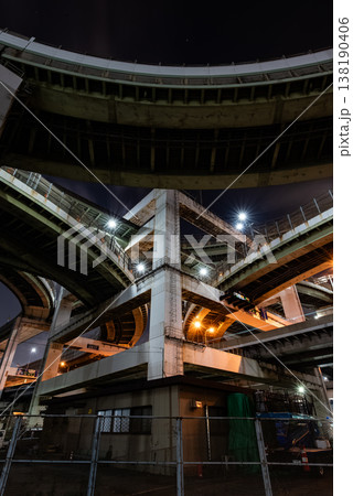 夜景 ~大阪・北港ジャンクション・4~ 夜景 ~大阪・北港ジャンクション・4~ 138190406