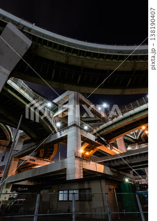 夜景 ~大阪・北港ジャンクション・5~ 夜景 ~大阪・北港ジャンクション・5~ 138190407