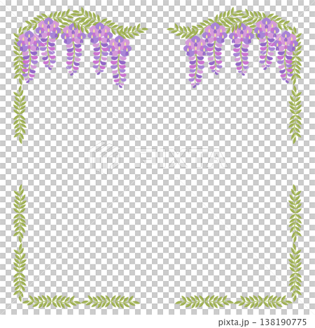 紫藤花框架 紫藤花框架 138190775