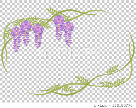 紫藤花框架 紫藤花框架 138190776