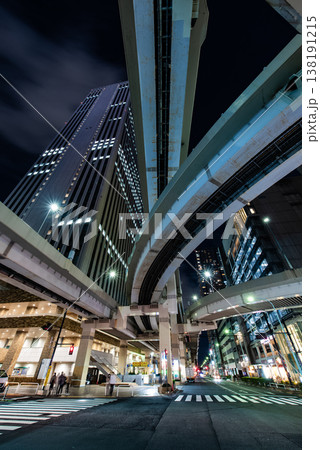 夜景 ~東京・池袋サンシャイン前・2~ 夜景 ~東京・池袋サンシャイン前・2~ 138191215