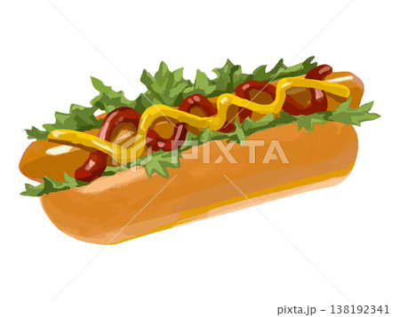 ホットドッグ ホットドッグ 138192341