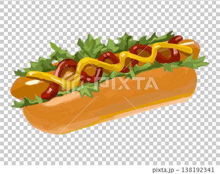 ホットドッグ ホットドッグ 138192341