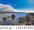新潟県佐渡市　千畳敷からの日本海 138192940