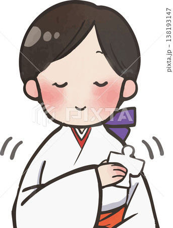 大祓の人形(ひとがた)のやり方ベクターイラスト|厄除け・お祓いの手順解説・神事説明素材(背景透過) 大祓の人形(ひとがた)のやり方ベクターイラスト|厄除け・お祓いの手順解説・神事説明素材(背景透過) 138193147