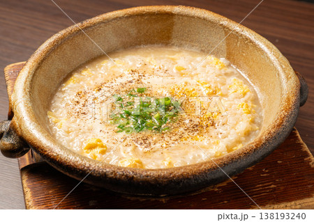 白湯雑炊 優しい味わいのあったかご飯料理 白湯雑炊 優しい味わいのあったかご飯料理 138193240