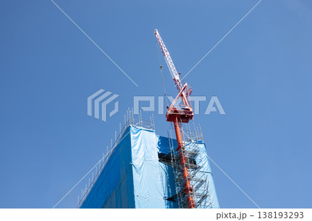 ビルの建設工事 ビルの建設工事 138193293