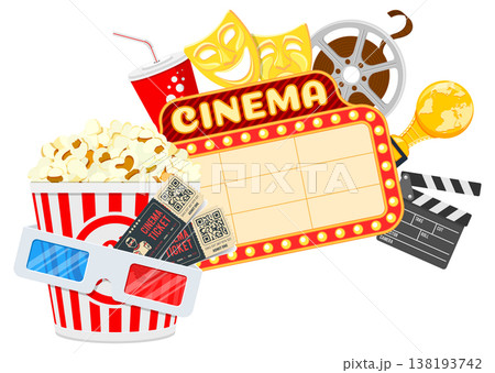 Cinema and Movie Banner 138193742