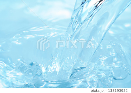 水・水面・水飛沫・波紋・水柱・テクスチャ・背景素材 水・水面・水飛沫・波紋・水柱・テクスチャ・背景素材 138193922