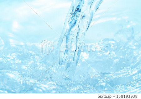 水・水面・水飛沫・波紋・水柱・テクスチャ・背景素材 水・水面・水飛沫・波紋・水柱・テクスチャ・背景素材 138193939