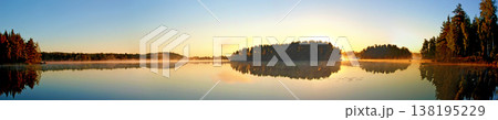 sunrise at the Virserum lake sunrise at the Virserum lake 138195229