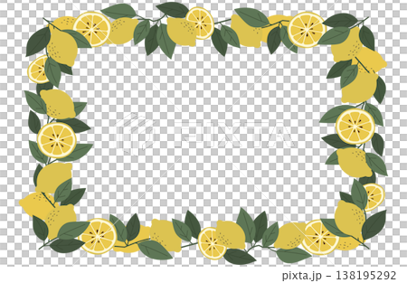 檸檬植物框架 138195292