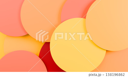 A minimalistic 3D background with shaped elements creates a dynamic geometric composition. 138196862