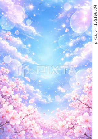 桜の背景素材 138196904