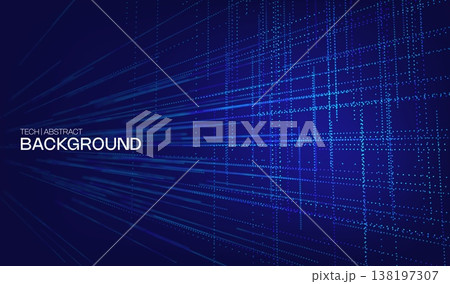 Abstract future ai background with blue big data and digital dots for tech and technology science presentation. Line cyber business network 3d backdrop. Connection graphic design. Abstract future ai background with blue big data and digital dots for tech and technology science presentation. Line cyber business network 3d backdrop. Connection graphic design. 138197307